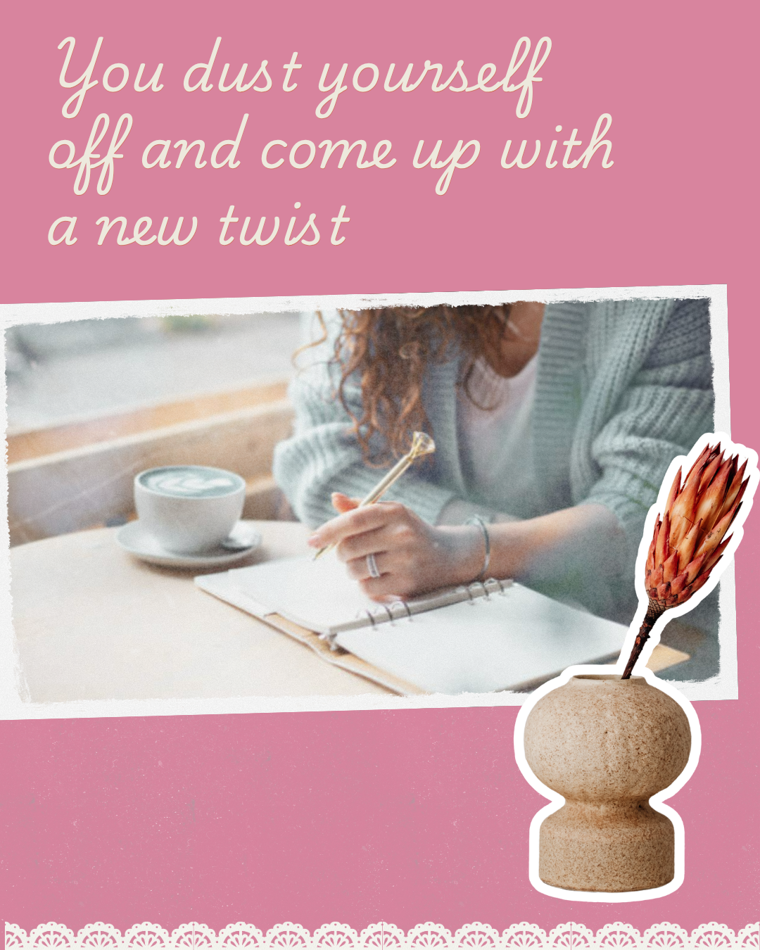 A writer developing a new twist