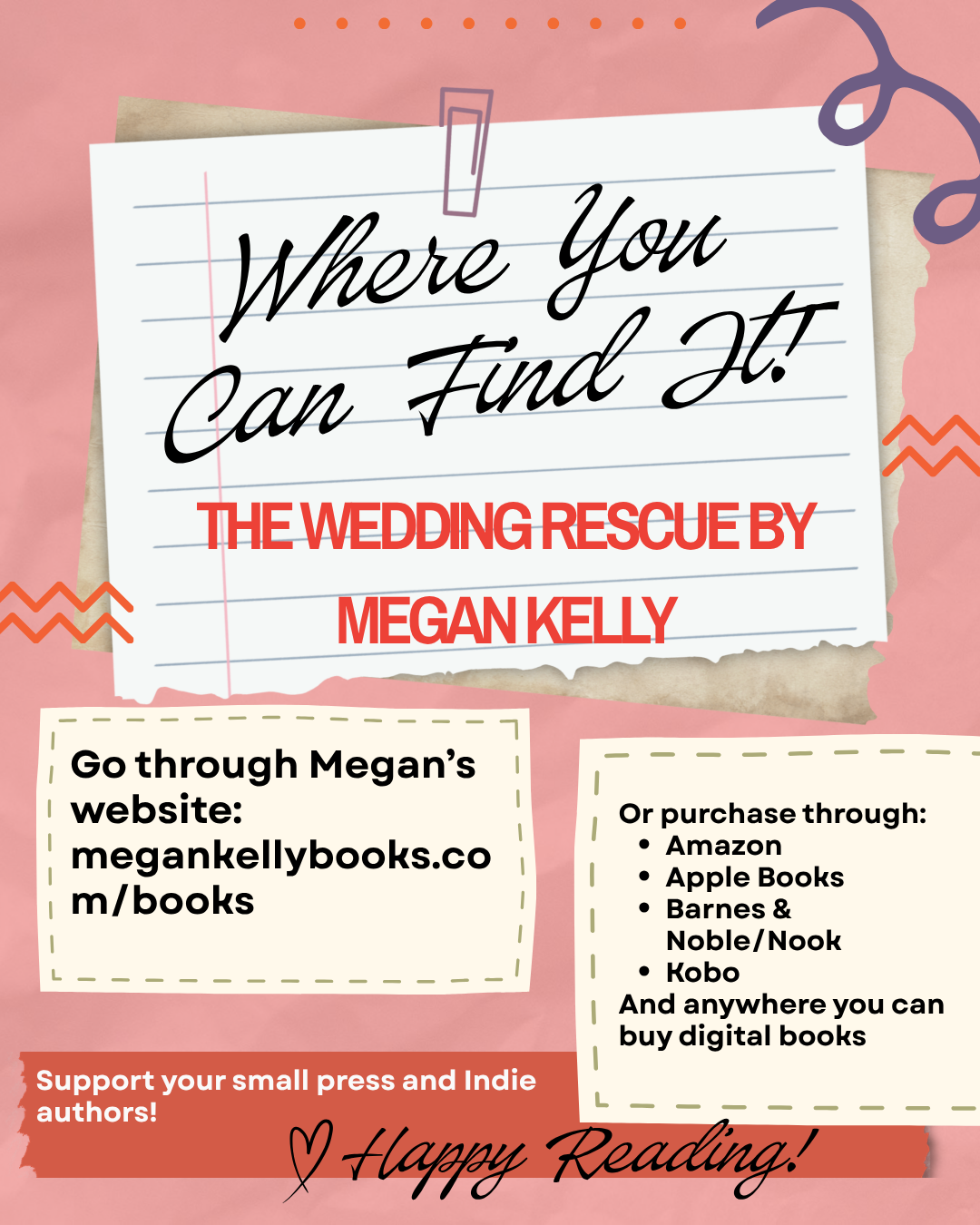 Where You Can Find It - The Wedding Rescue by Megan Kelly