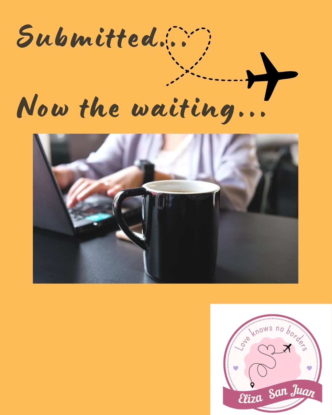 Graphic about submitting a manuscript and waiting for a response