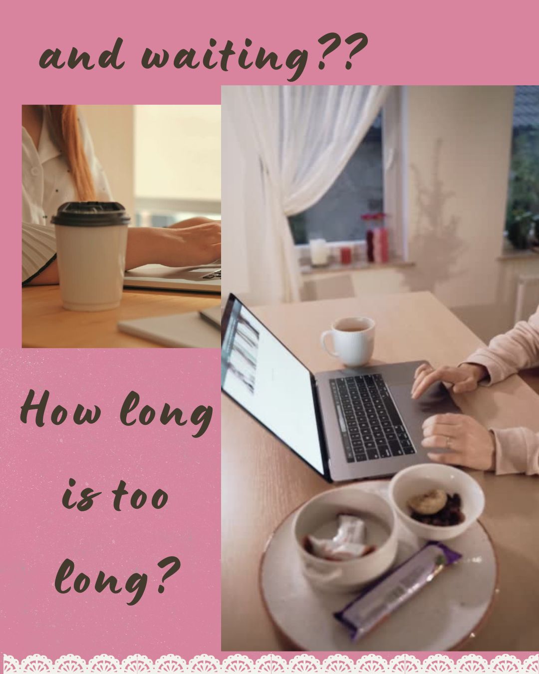 A writer wondering how long the submission wait will last